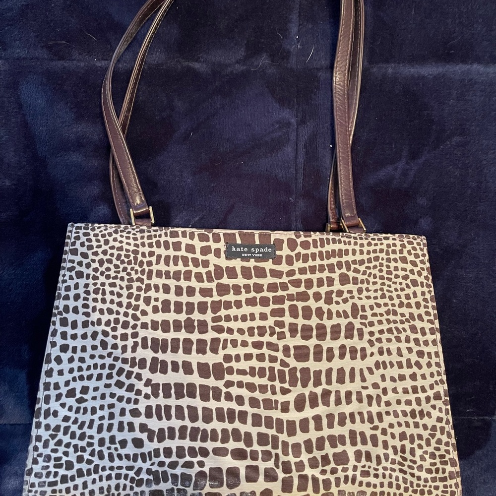 Alligator print purse